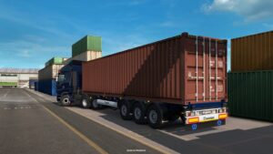 Buy Semi-Trailer With Container On Sale